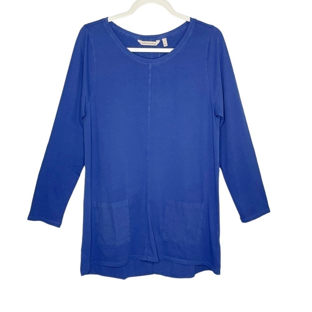 Soft Surroundings Shasta Tunic Top Royale Blue NWT